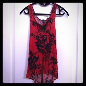 Silence + Noise tank top with exposed zipper